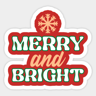 Christmas Shirt | Merry And Bright Shirt | Matching Christmas Shirt | Couple Christmas Shirts | Christmas Gift Sticker